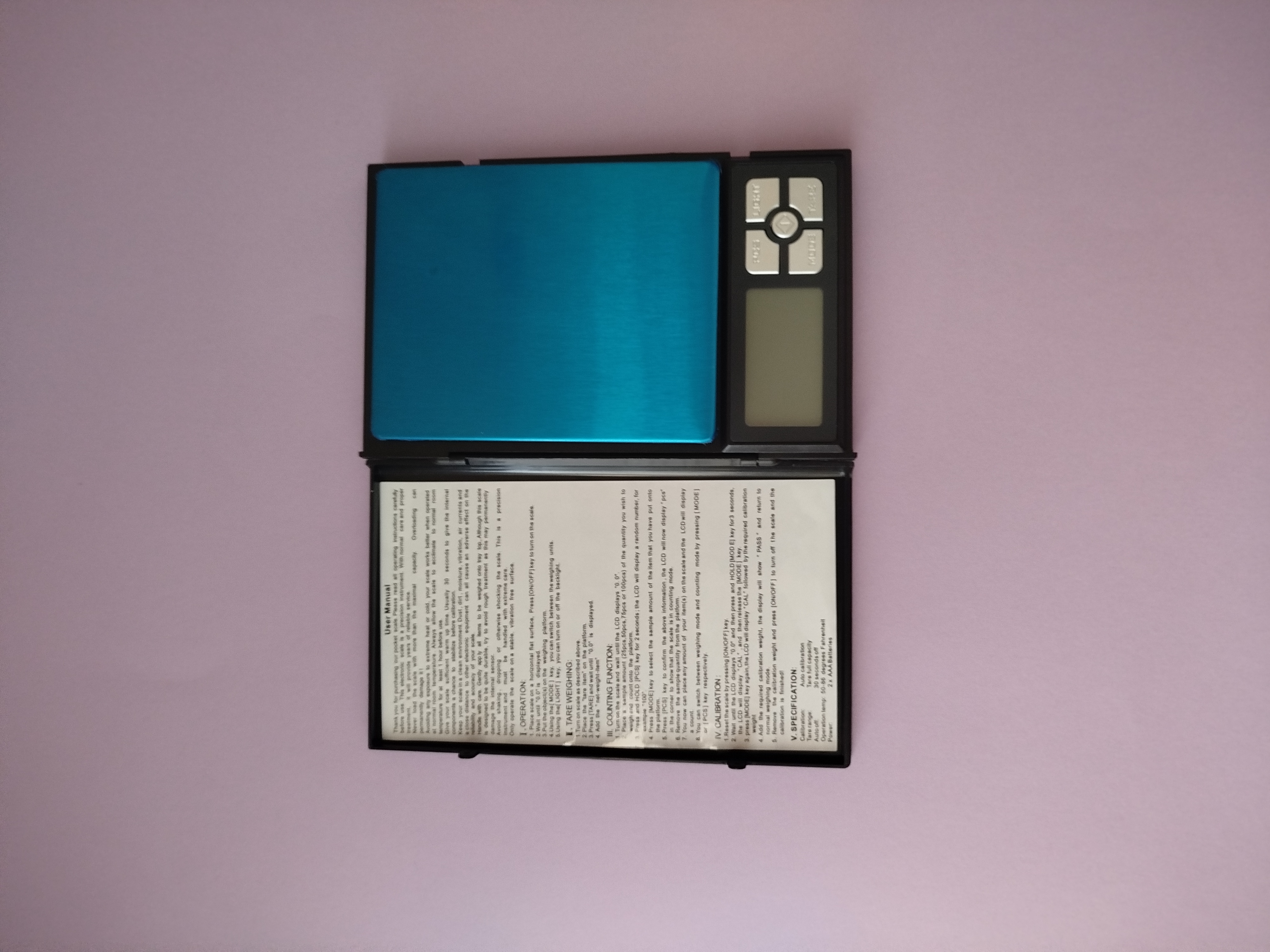 ترازوی کتابی سوتی تا دو کیلویی