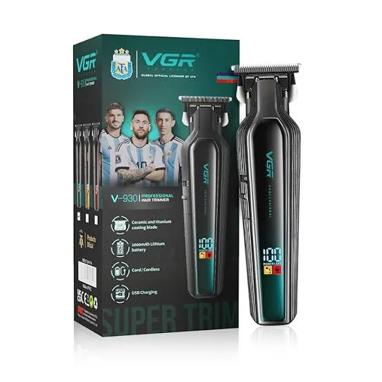 ماشین اصلاح سر وصورت و خط زن وی جی آر مدل V_930