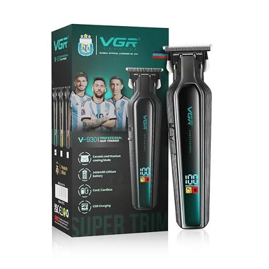 ماشین اصلاح سر وصورت و خط زن وی جی آر مدل V_930